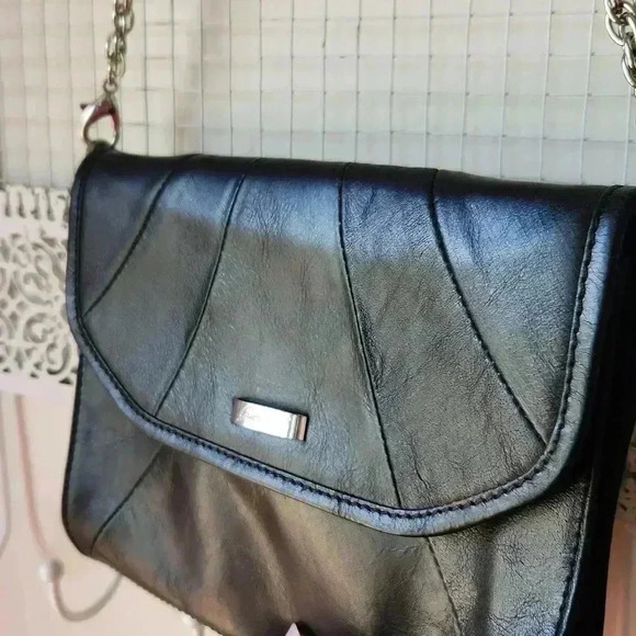 Grace Adele Genuine Leather Clutch Purse Black - Picture 4 of 16